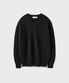 CASHMERE WOOL V-NECK KNIT [BLACK]