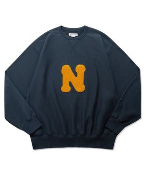 N BOUCLE SWEATSHIRTS NAVY