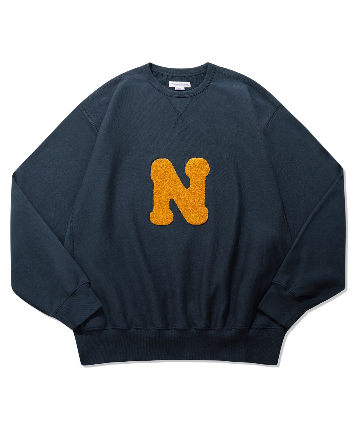 네이머클로딩(NAMERCLOTHING) N BOUCLE SWEATSHIRTS NAVY
