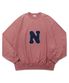 N BOUCLE SWEATSHIRTS PINK BROWN