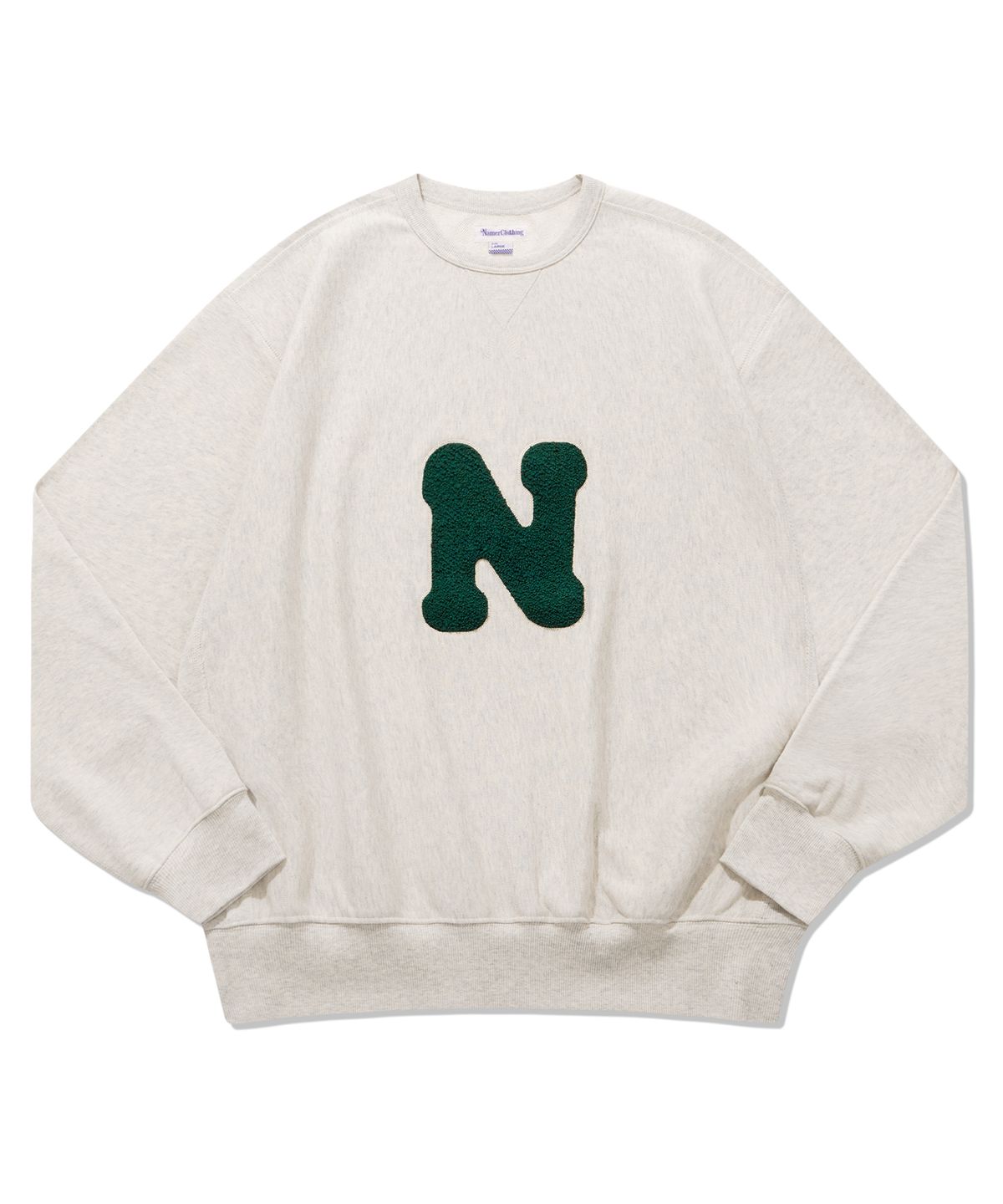 네이머클로딩(NAMERCLOTHING) N BOUCLE SWEATSHIRTS OATMEAL