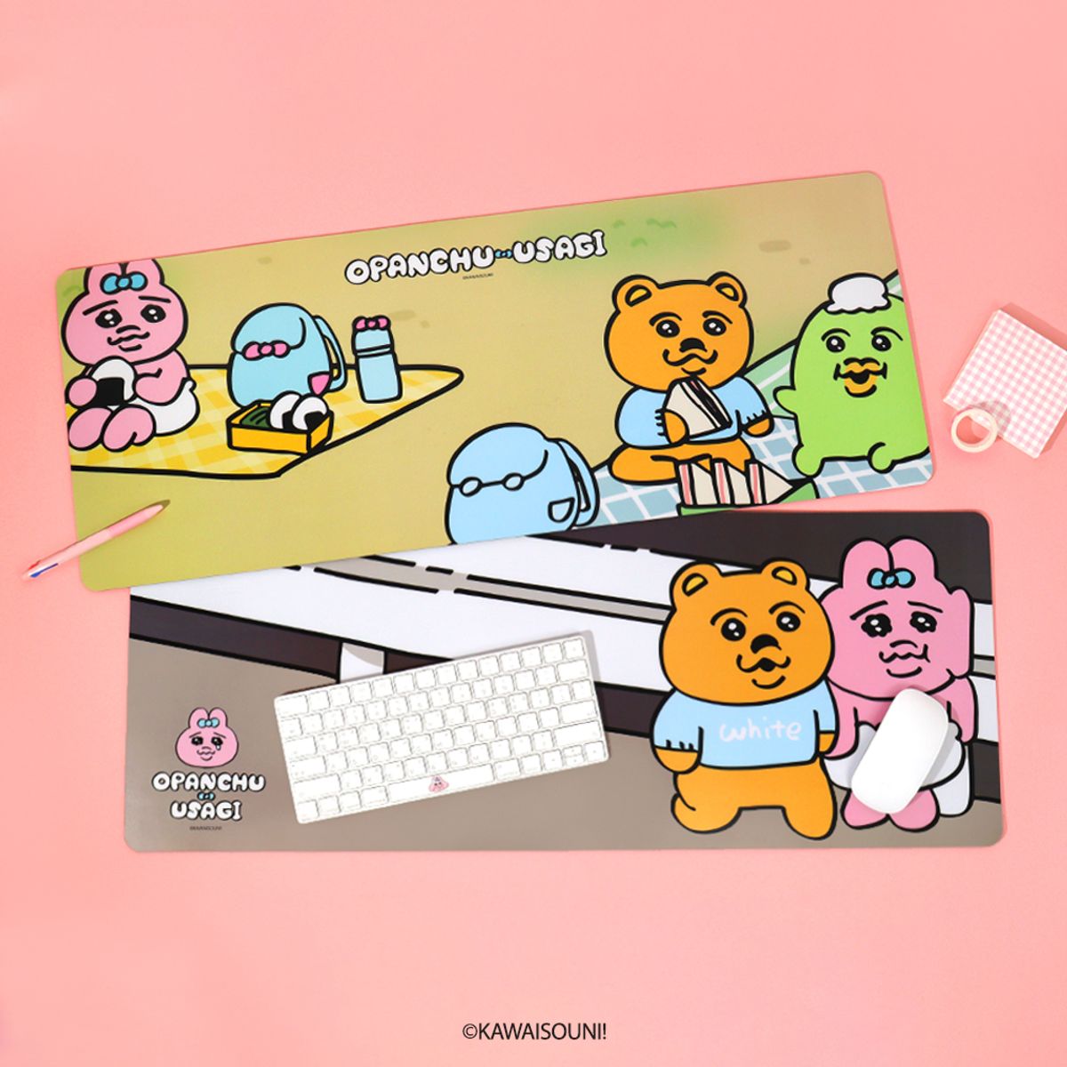 콜리(COLLEY) 빤쮸토끼 굿즈 데스크패드 2종