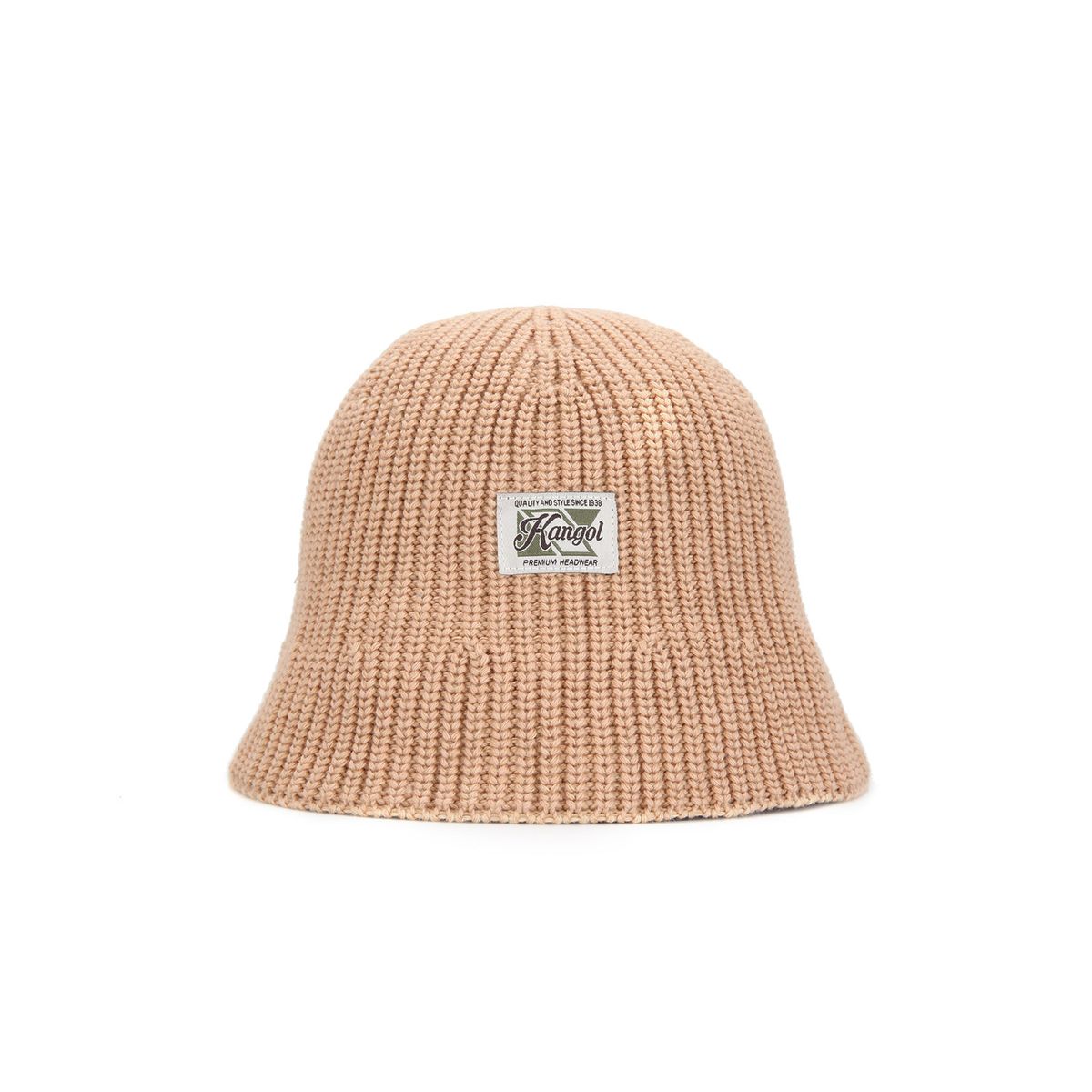 캉골(KANGOL) 워시드 니트 버켓 3698 오트