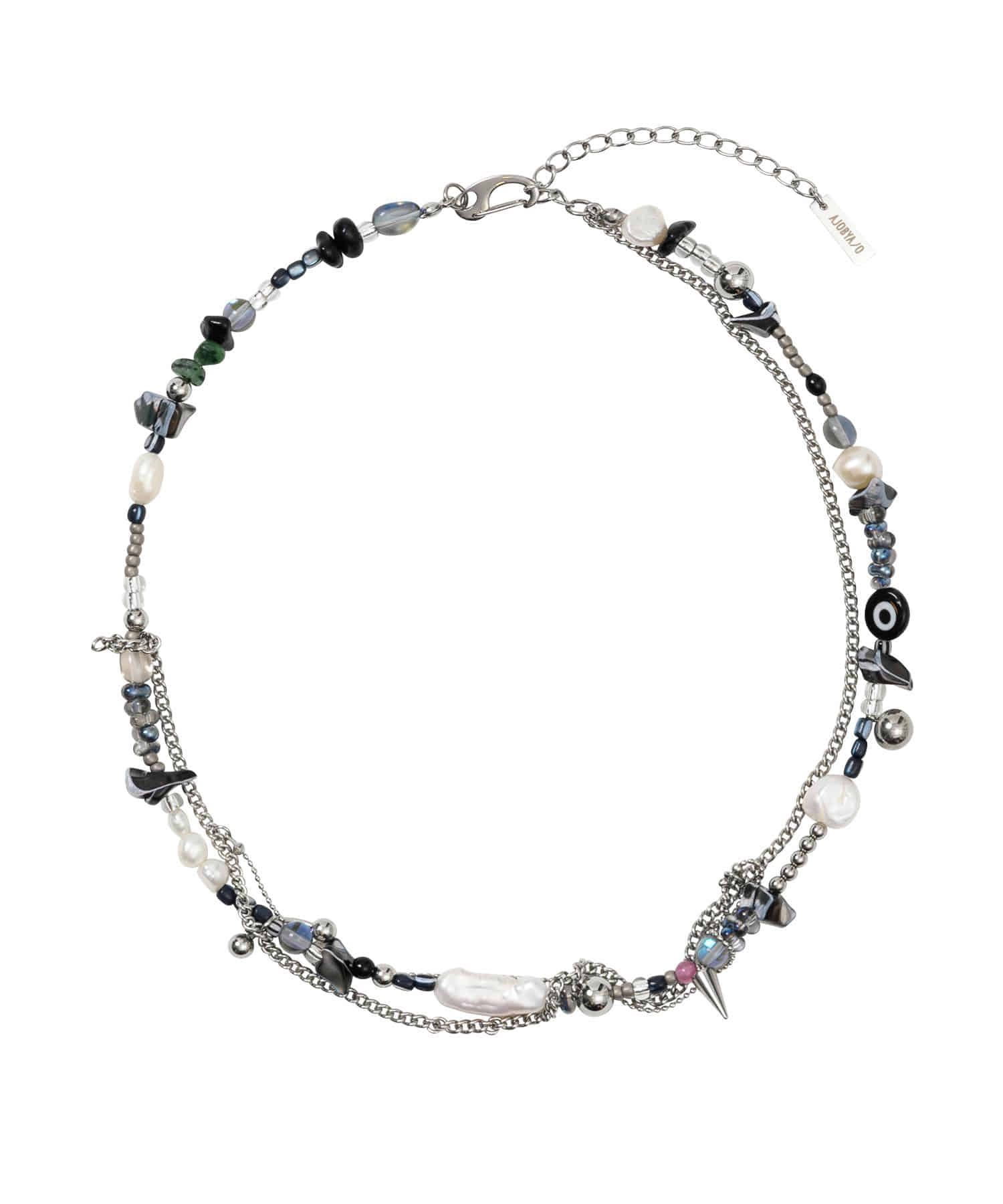 ＜韓国/AJOBYAJO＞Fresh Water Pearl Layered Necklace [SILVER] MUSINSA | AJOBYAJO Fresh Water Pearl Layered Necklace [SILVER]
