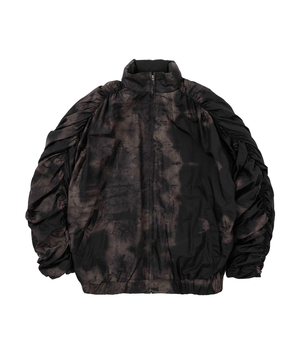 아조바이아조(AJOBYAJO) Tie-Dye Pleats Jacket [BLACK]
