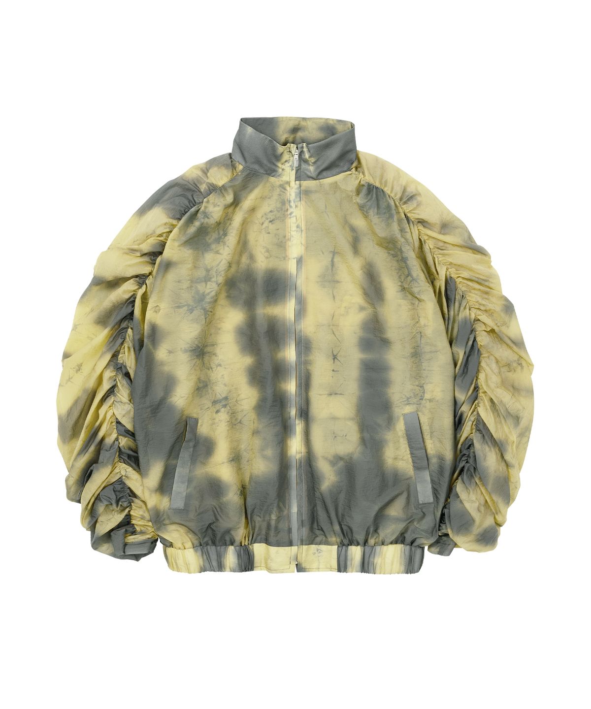 아조바이아조(AJOBYAJO) Tie-Dye Pleats Jacket [YELLOW]