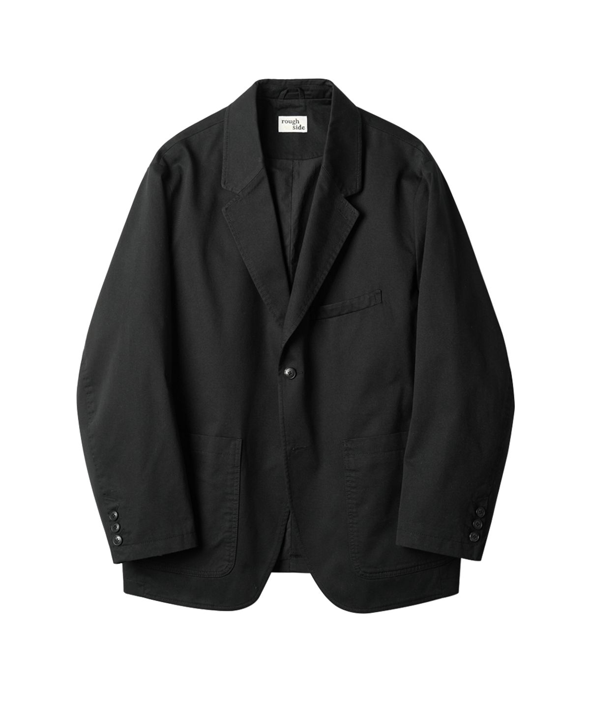 러프사이드(ROUGHSIDE) Club Jacket Black