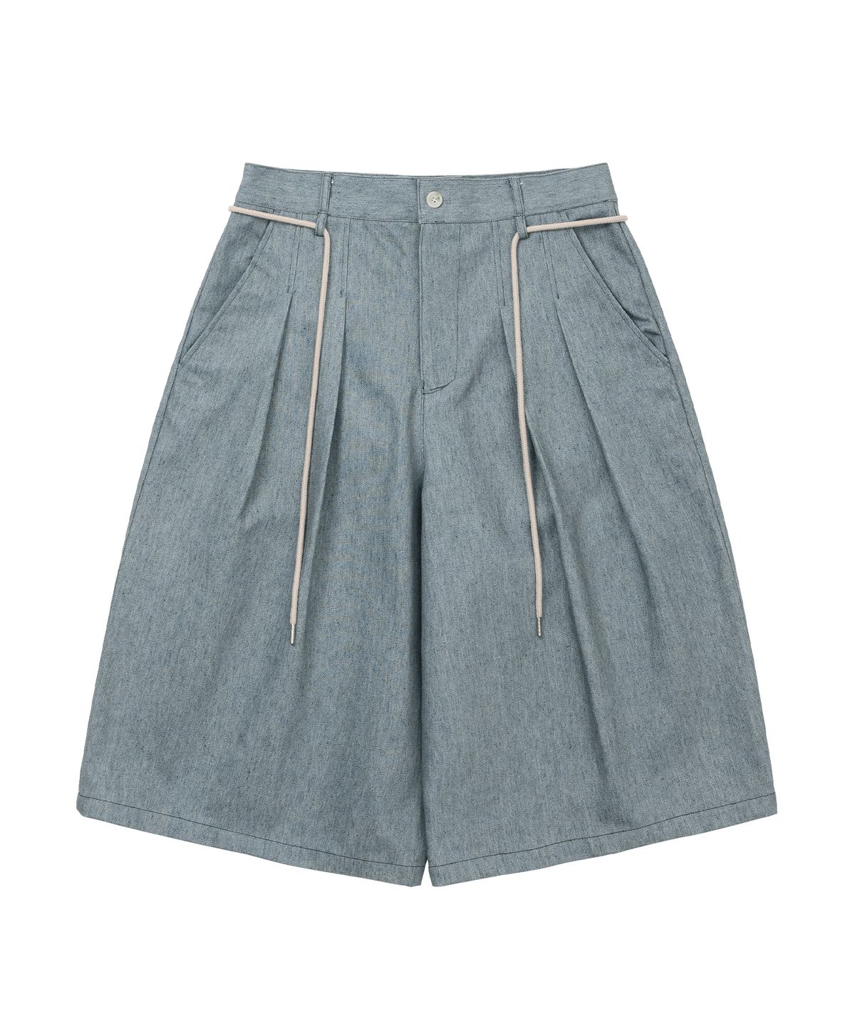 아조바이아조(AJOBYAJO) Recycled Denim Bermuda Pants [SKY BLUE]