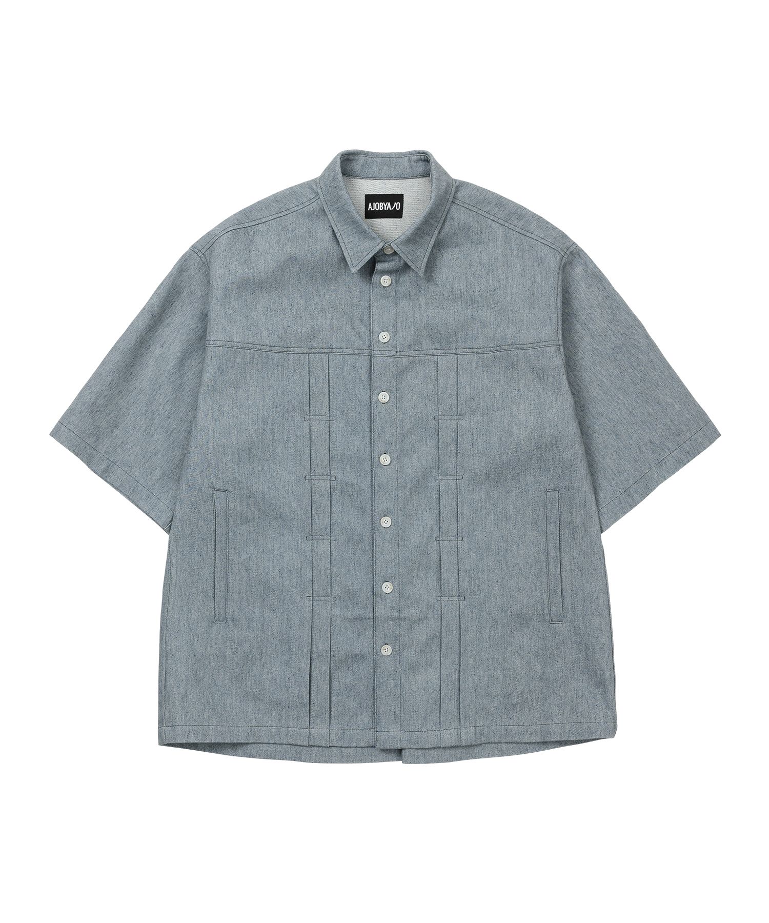 【AJO AJOBYAJO】24SS★ Recycled Denim Trucker Shirt MUSINSA | AJOBYAJO Recycled Denim Trucker Shirt [SKY BLUE]