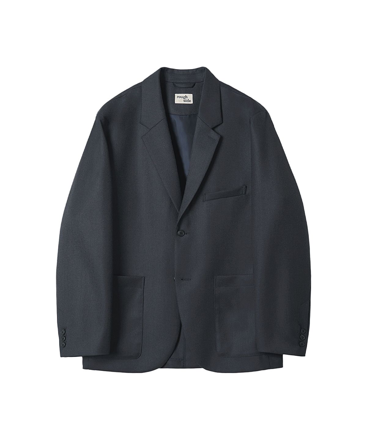 러프사이드(ROUGHSIDE) Reporter Jacket Dark Navy