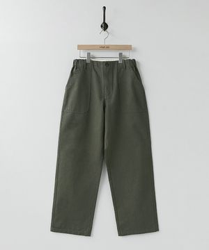 Elastic Fatigue Pants Dark Olive
