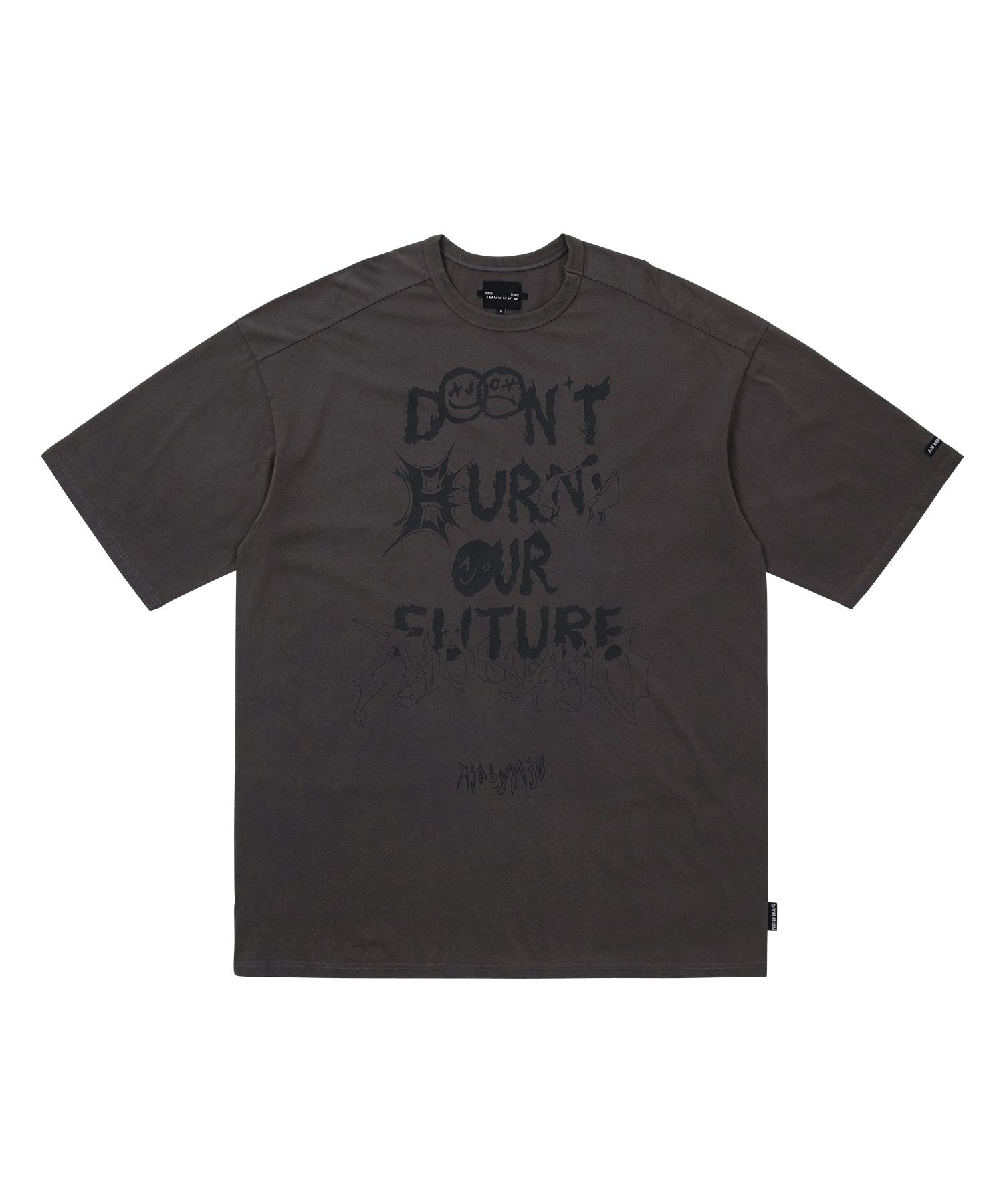 【AJO AJOBYAJO】24SS★ Diamond Logo T-Shirt MUSINSA | AJOBYAJO [PBA] DBOF Collage T-Shirt [CHARCOAL]