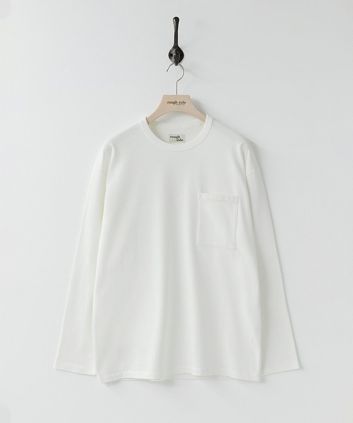 러프사이드(ROUGHSIDE) Primary Long Sleeve Off White