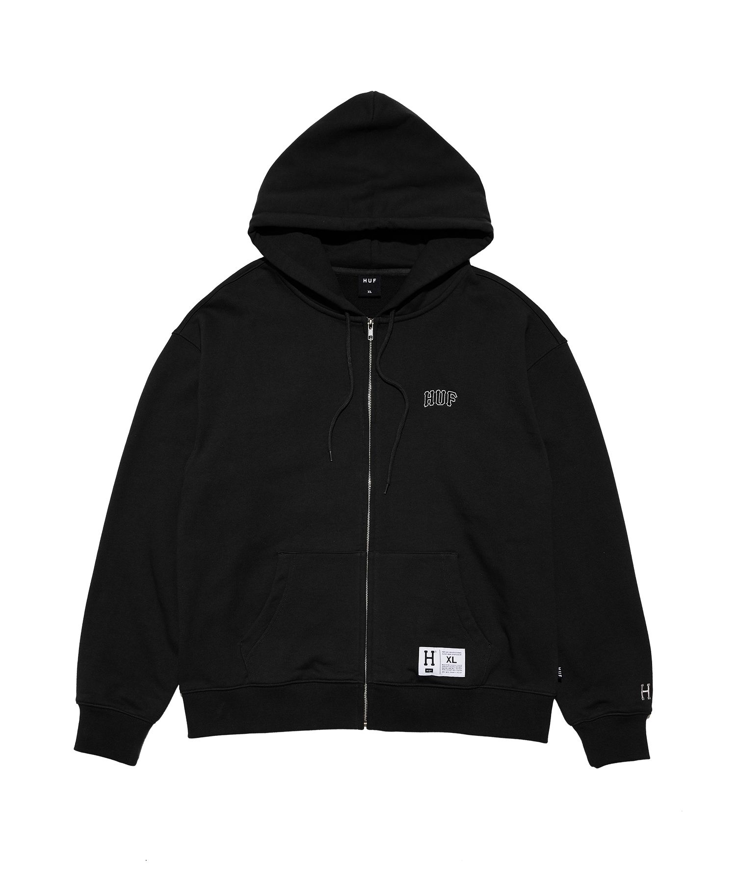 HUF｜ARCH LOGO ZIP HOODIE / HUF ハフ ジップパーカー