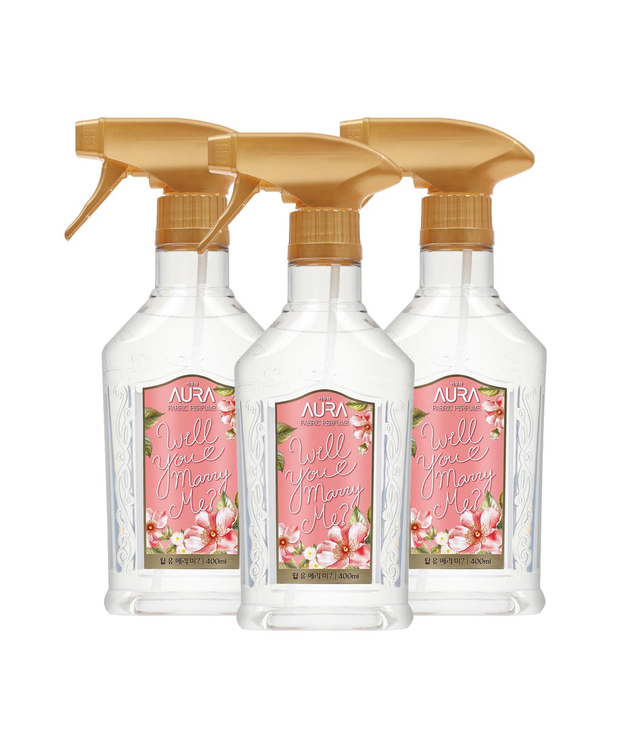 아우라(AURA) 섬유향수 윌유메리미 400mL 3개