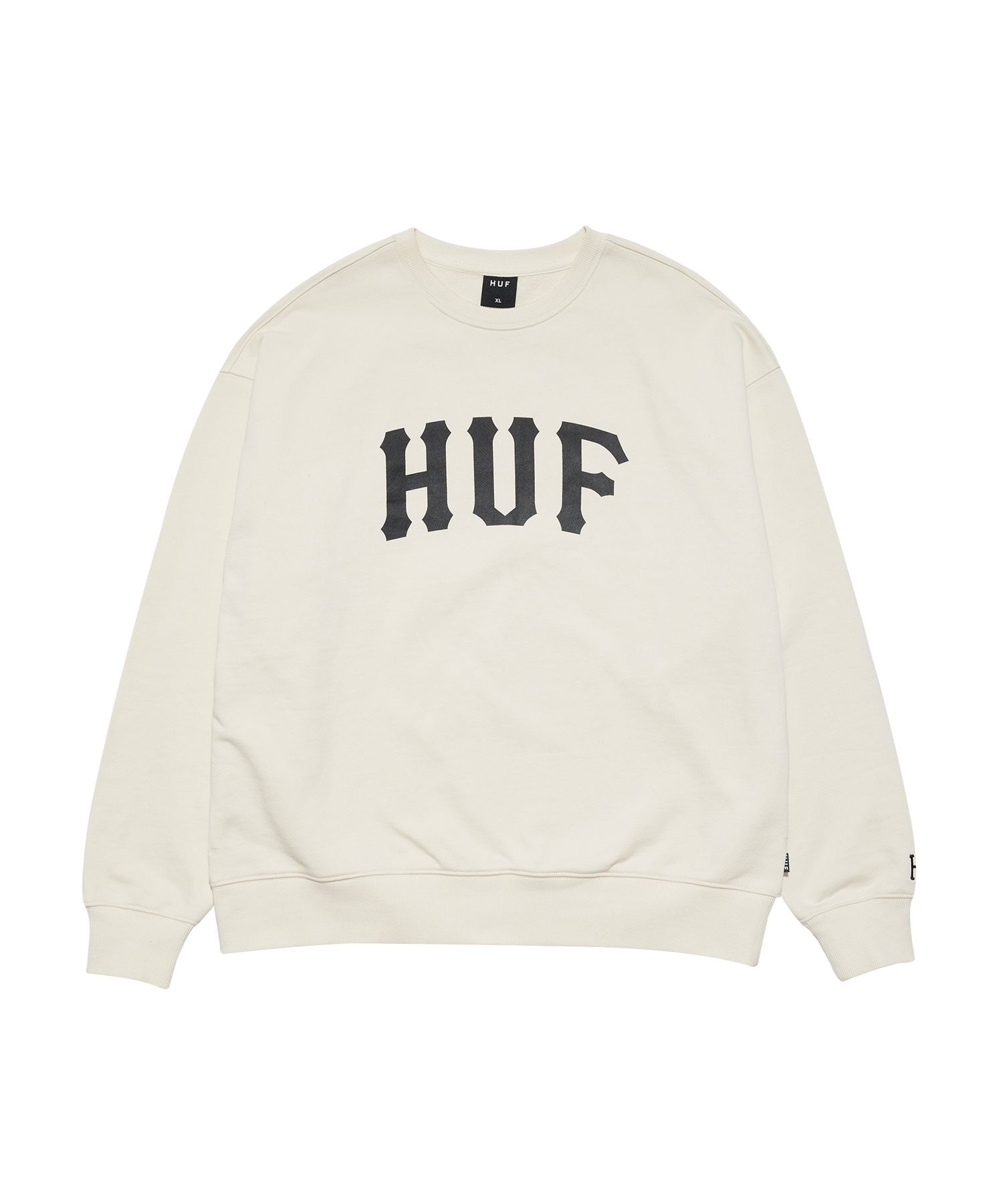 MUSINSA公式 | HUF ARCH LOGO CREWNECK V2 [IVORY]