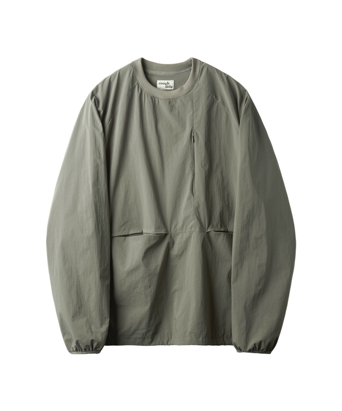 러프사이드(ROUGHSIDE) Camper PullOver Shirt Light Olive