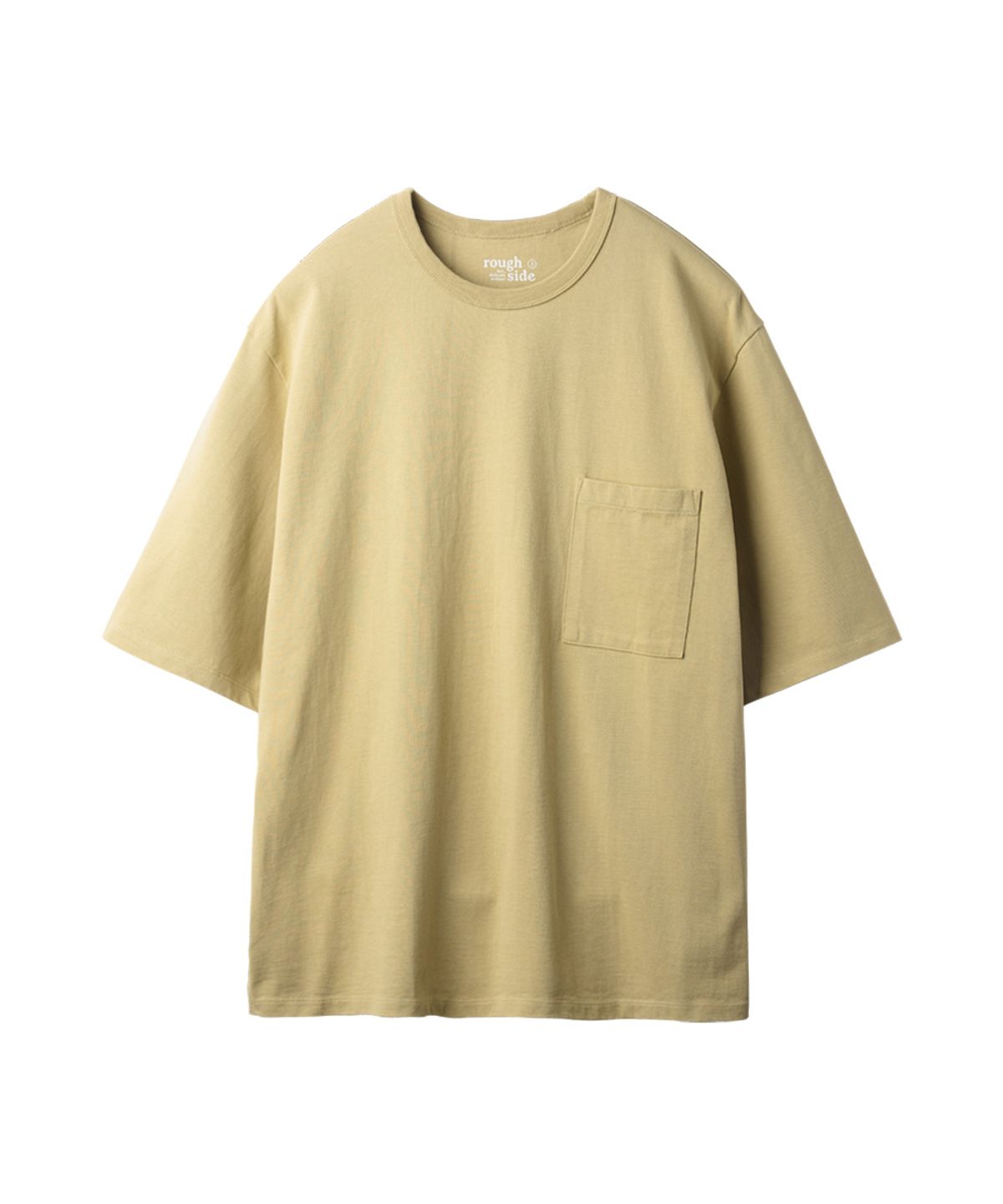 러프사이드(ROUGHSIDE) Primary Half Sleeve Mustard
