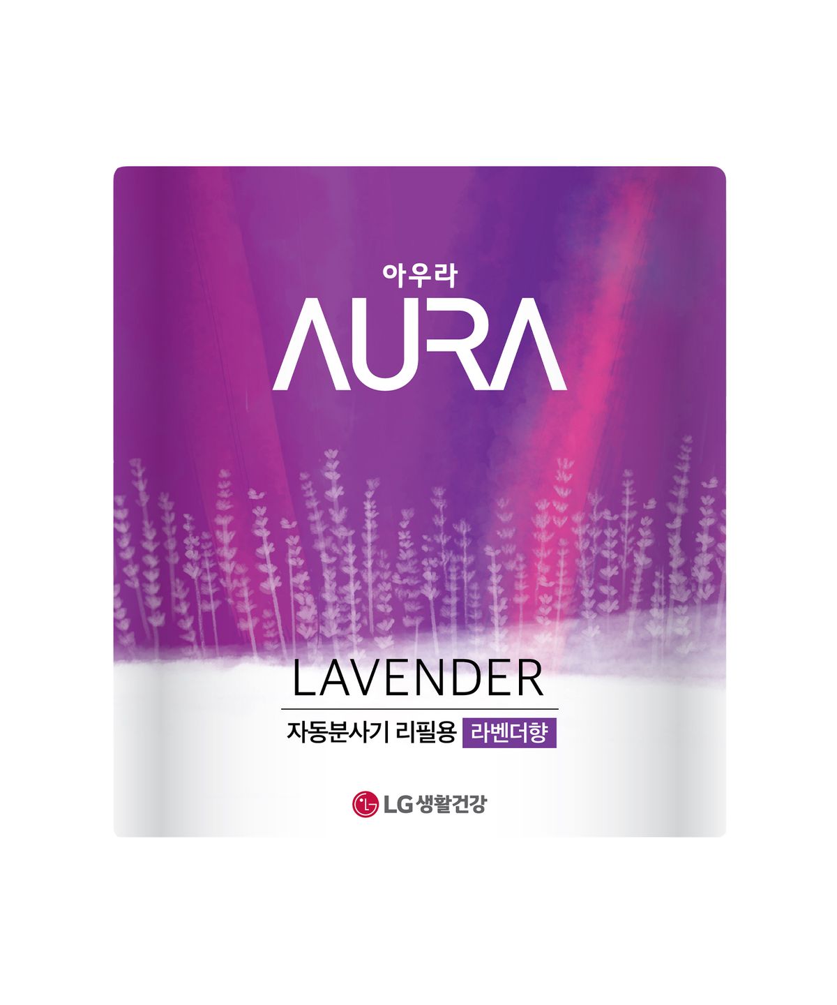 아우라(AURA) 자동분사 실내용방향제 라벤더향 리필 2입