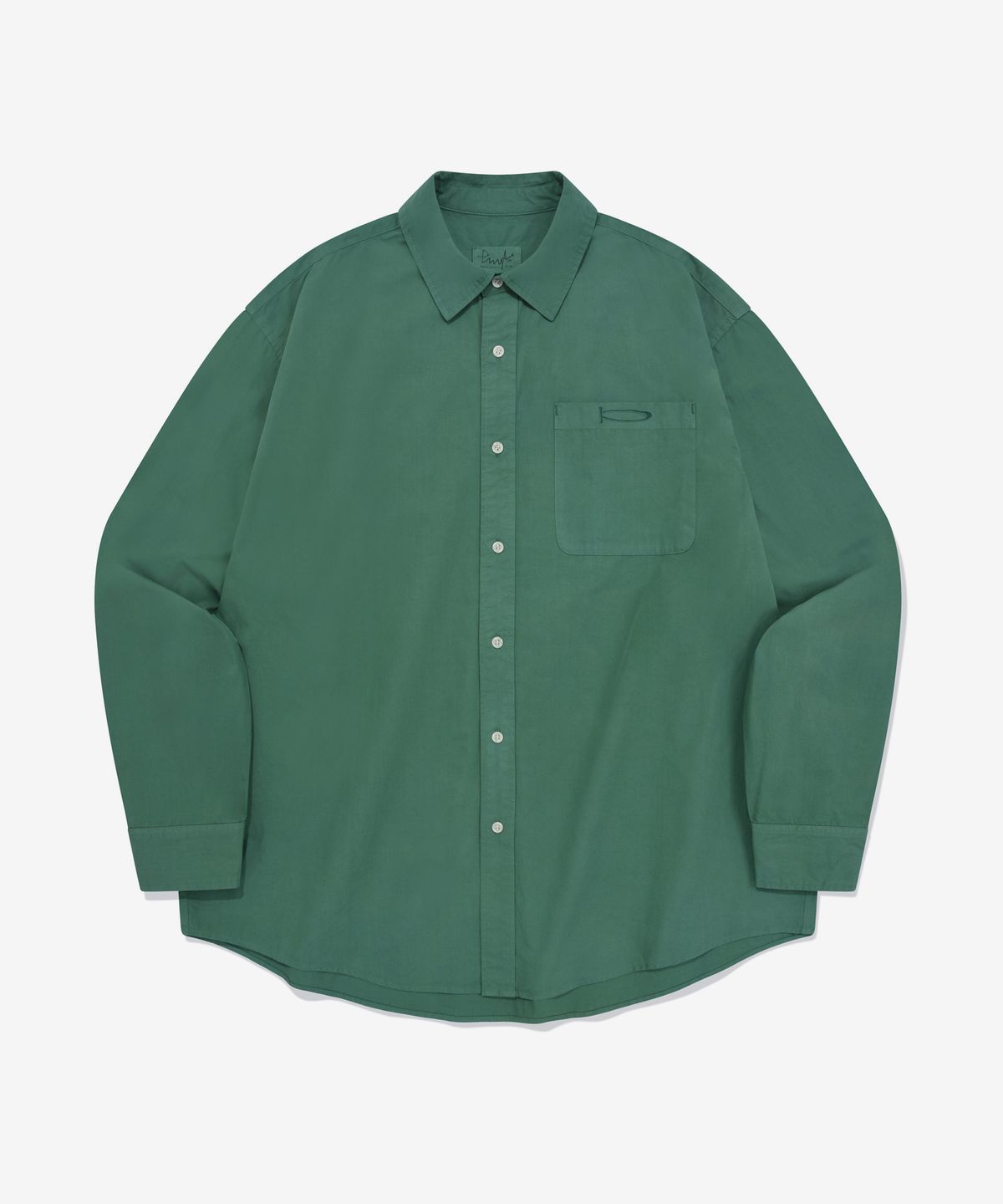 피지컬 디파트먼트(PHYSICAL DEPARTMENT) P-ACTIVE OVER-FIT SHIRT GREEN