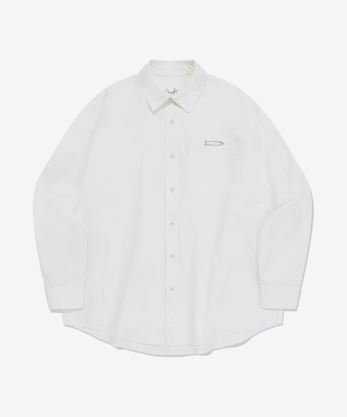 피지컬 디파트먼트(PHYSICAL DEPARTMENT) P-ACTIVE OVER-FIT SHIRT WHITE