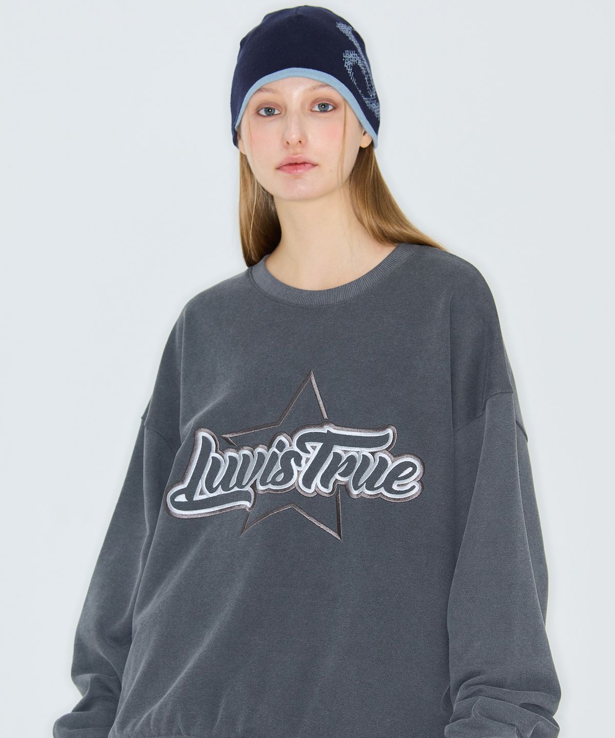 러브이즈트루(LUVISTRUE) STAR LOGO MTM(CHARCOAL)