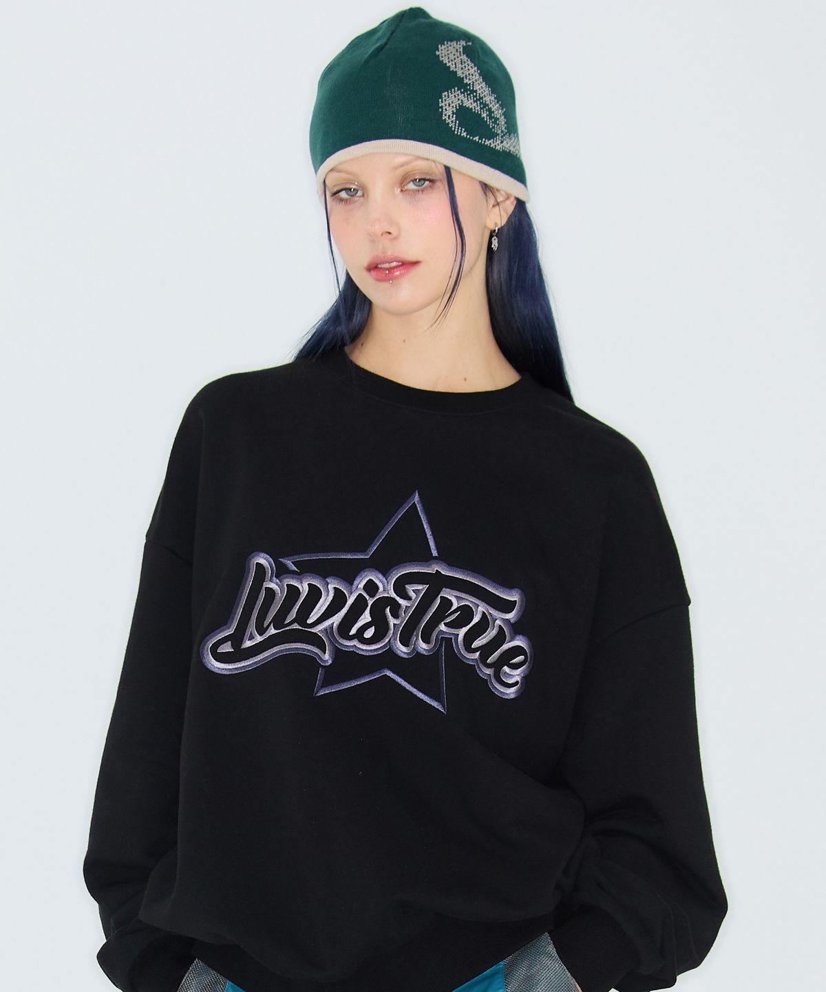 러브이즈트루(LUVISTRUE) STAR LOGO MTM(BLACK)