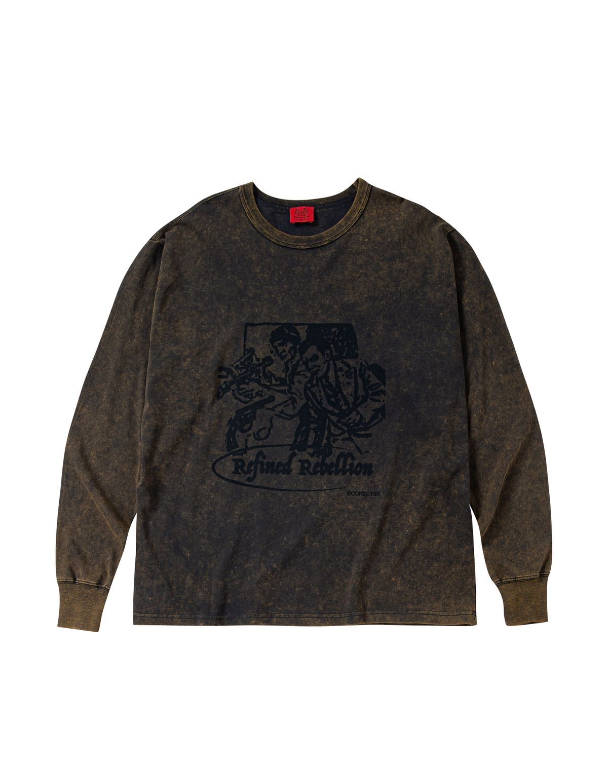 커넥트엑스(CONECTX) Washed Graphic Long Sleeve