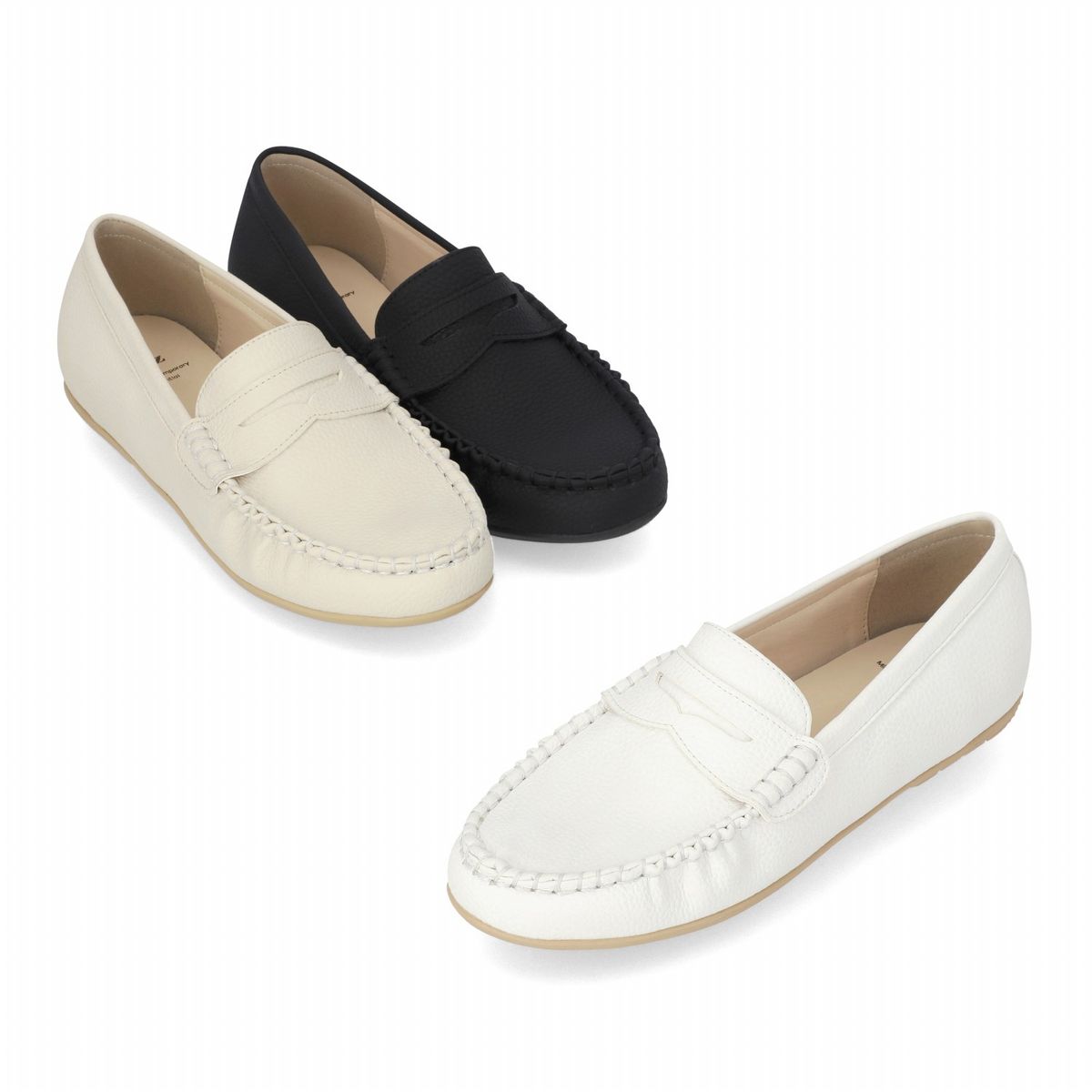 엘칸토(ELCANTO) 마쯔 여성 소프트 봉합 로퍼 2cm LCWC80M413