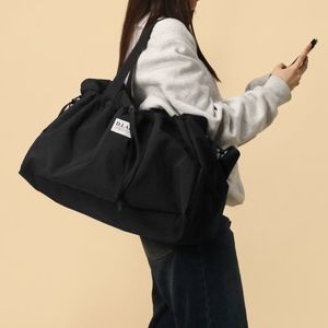 스트링 포켓 보스턴 트래블백 - black