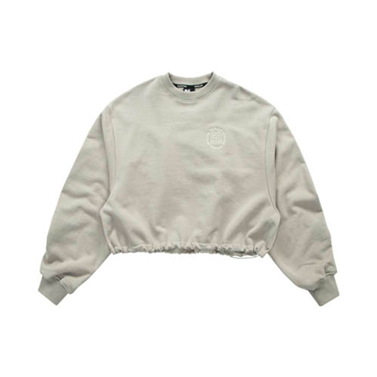 아웃 오브 트렁크(OUT OF TRUNK) TRUNK Shirring Detail Crop Sweatshirt