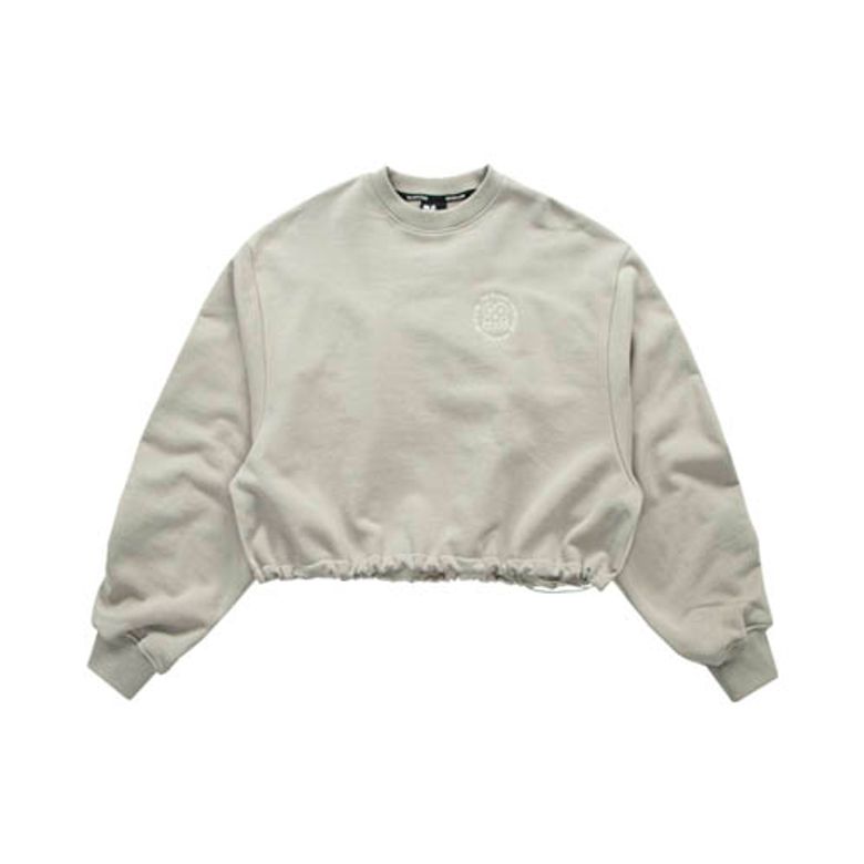 TRUNK Shirring Detail Crop Sweatshirt
