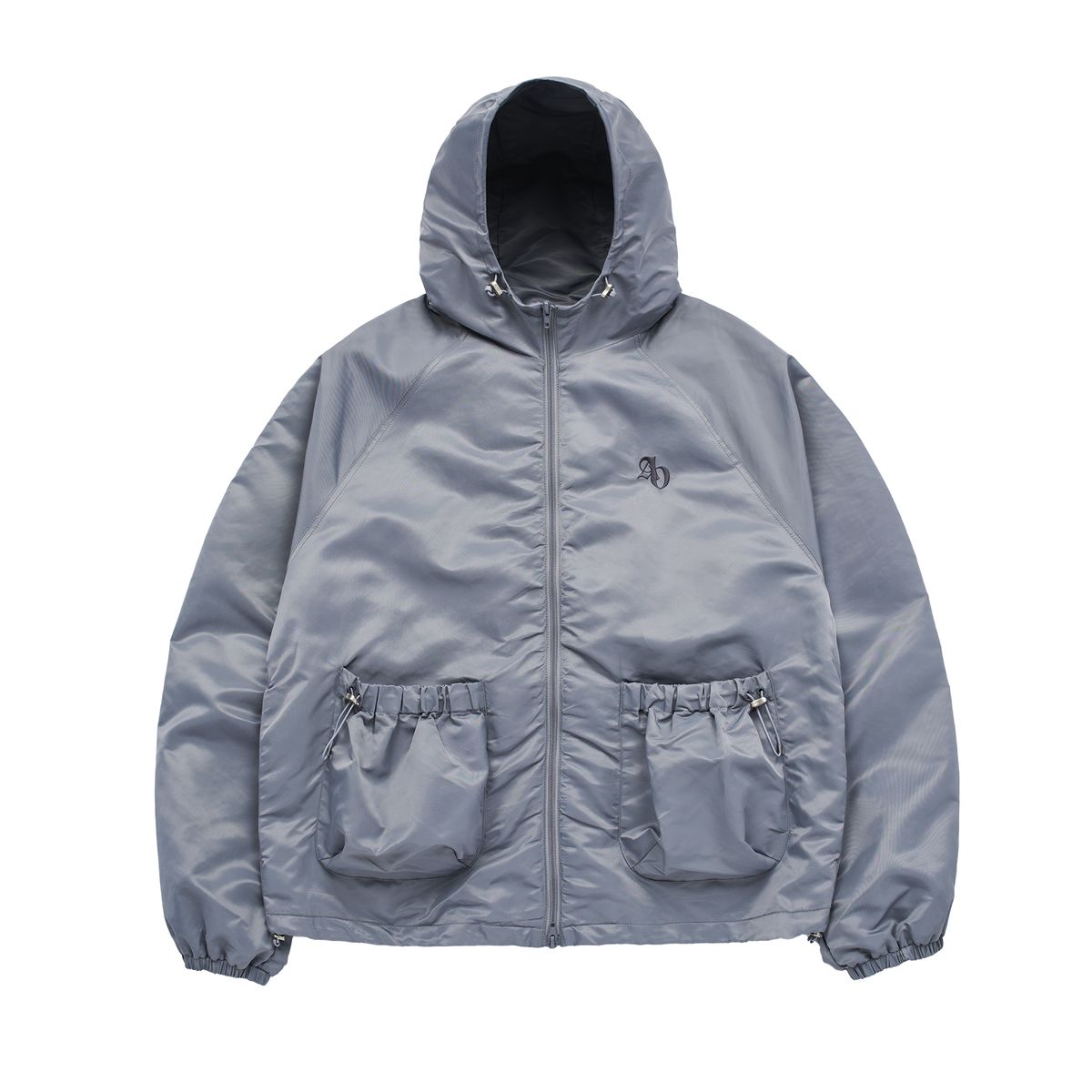 아크메드라비(ACME DE LA VIE) SYMBOL PUCKERING WINDBREAKER JACKET GREY