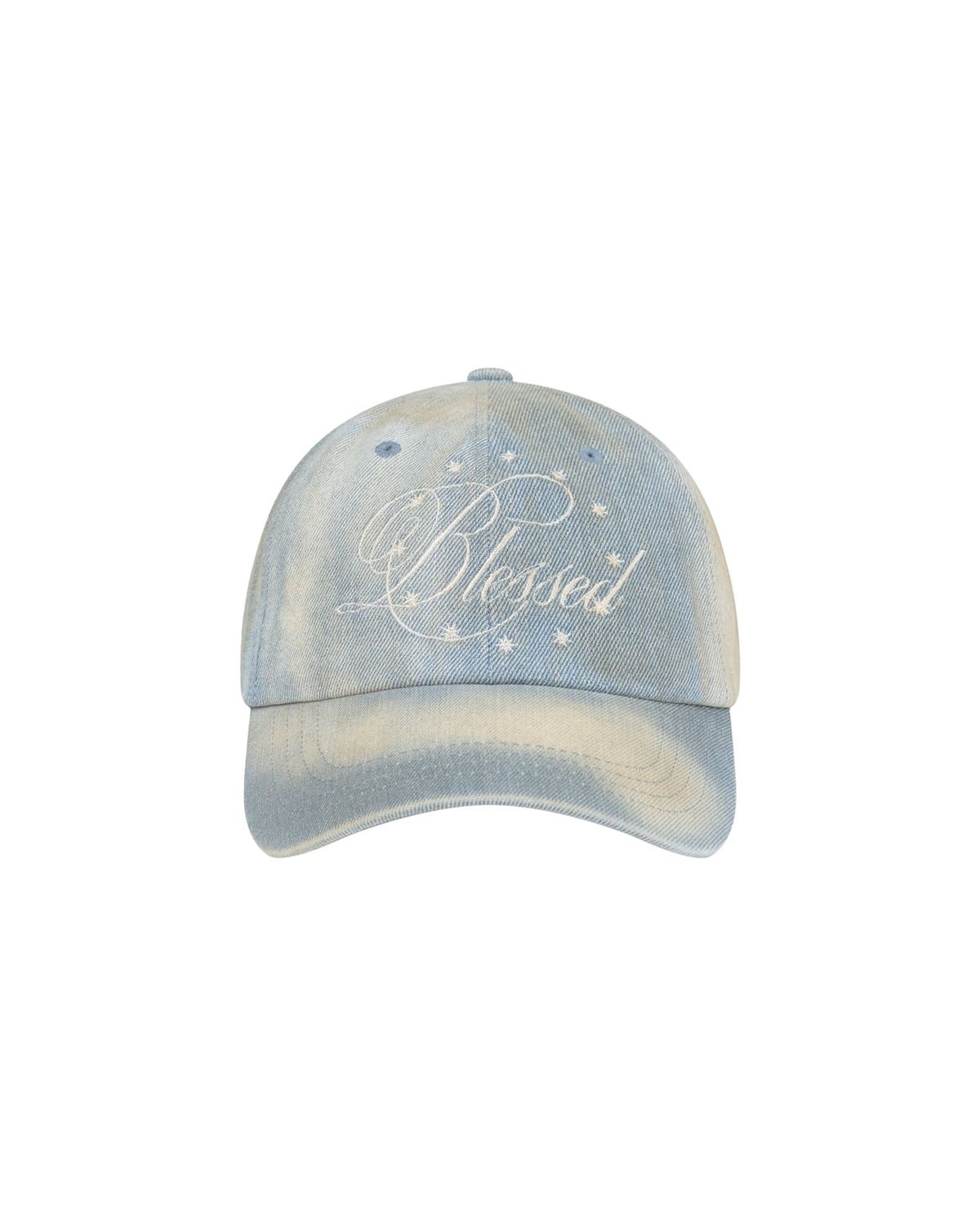 2000아카이브스(2000ARCHIVES) BLESSED OIL DENIM BALL CAP