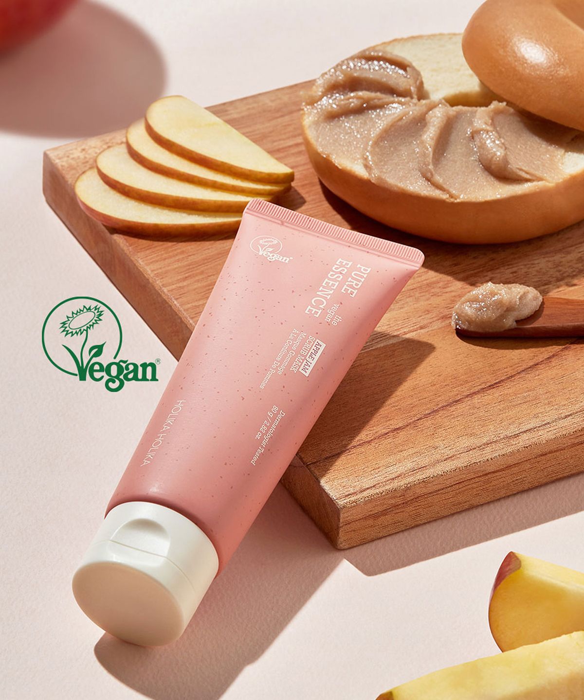 홀리카홀리카(HOLIKAHOLIKA) 퓨어에센스 더 비건 애플잼 스크럽 마스크