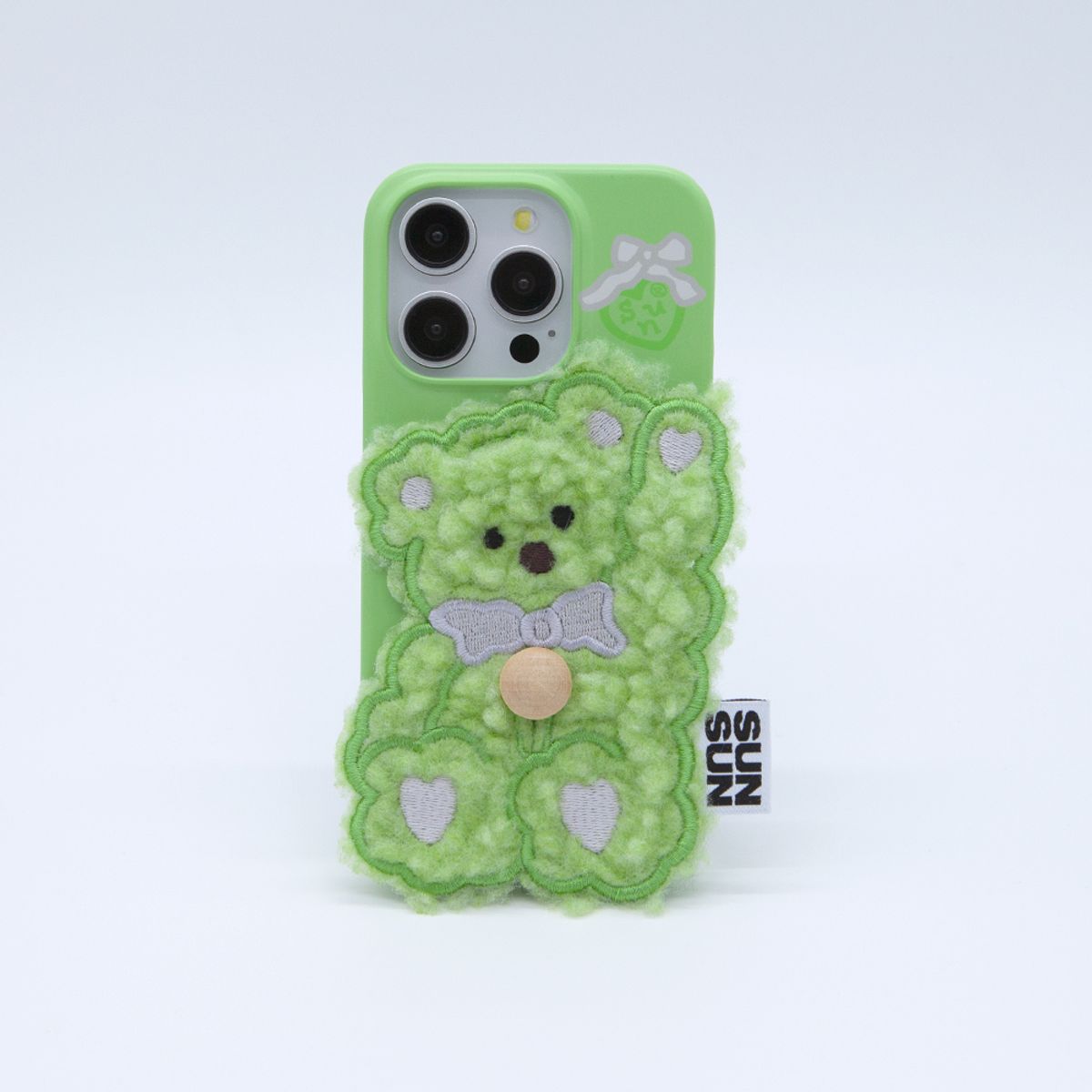 세컨드유니크네임(SECOND UNIQUE NAME) SUN CASE PATCH HI BEAR MELON