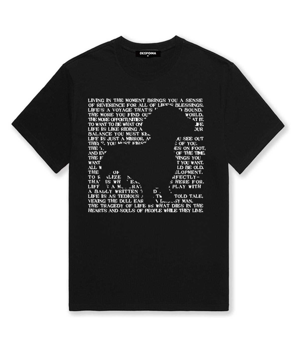 우즈(OUSE) dog be dug 오버핏 반팔 티셔츠 (DS006) 블랙