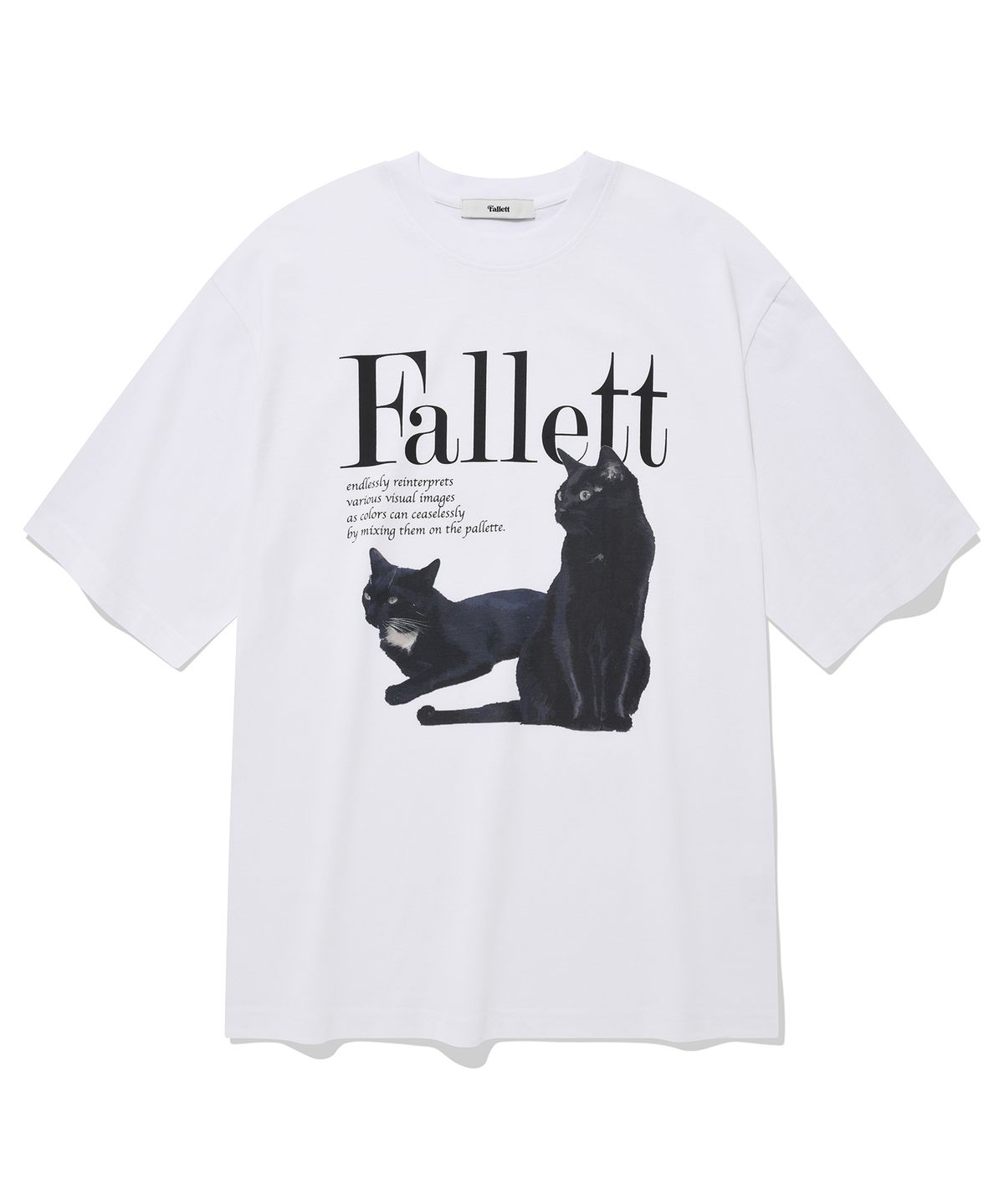 팔렛(FALLETT) [22SS] 듀스 네로 반팔티 화이트