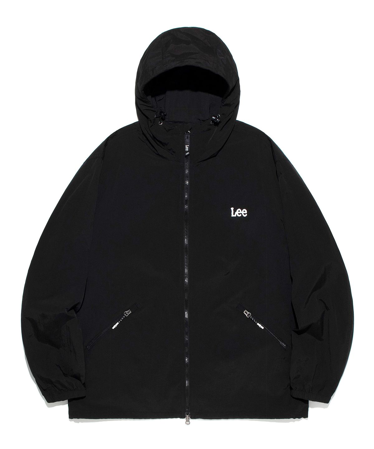 리(LEE) 후드 윈드브레이커 블랙