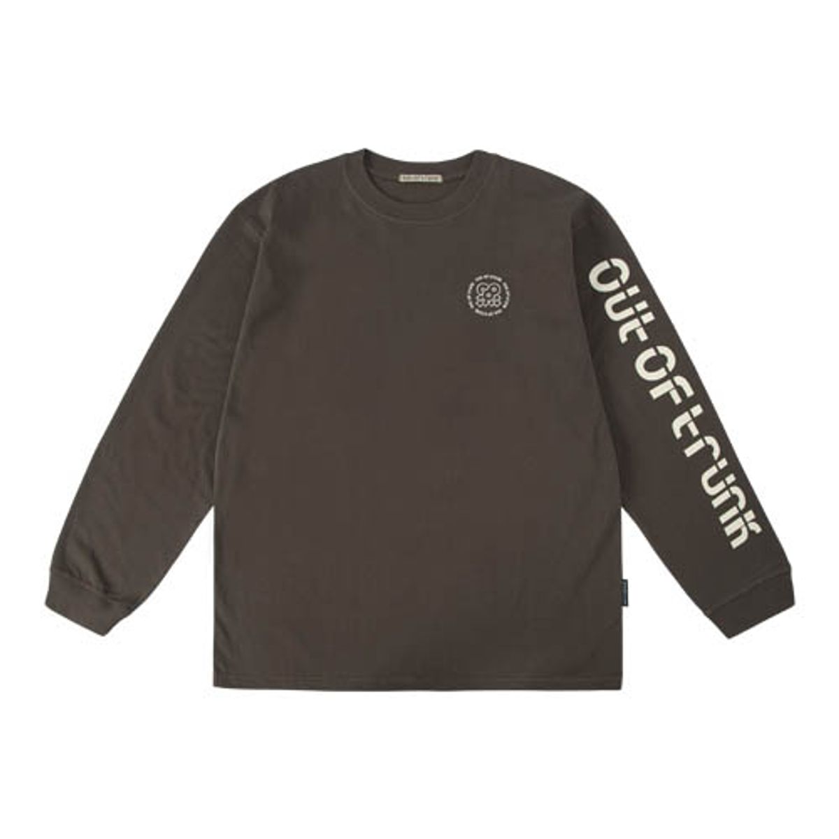 아웃 오브 트렁크(OUT OF TRUNK) TRUNK Logo Print Long Sleeve (Brown)