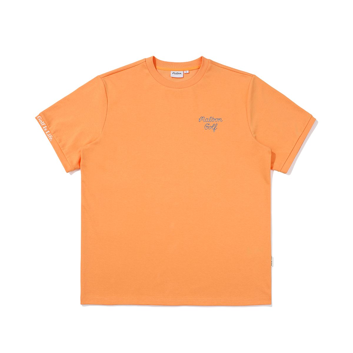 말본 골프(MALBON GOLF) 말본 버킷 포인트 라운드 티셔츠 ORANGE (MAN)
