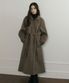 handmade wool trench coat-brown