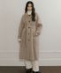 handmade wool trench coat-oatmeal