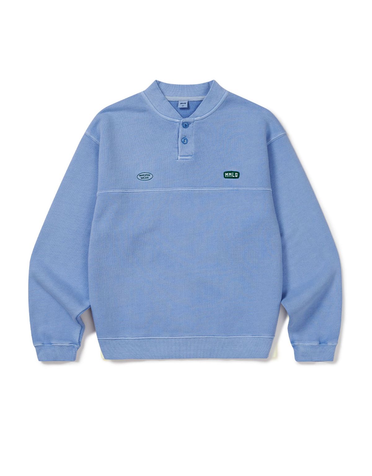 엠엠엘지(MMLG) [Mmlg] OVERDYED SWEAT (DUST BLUE)