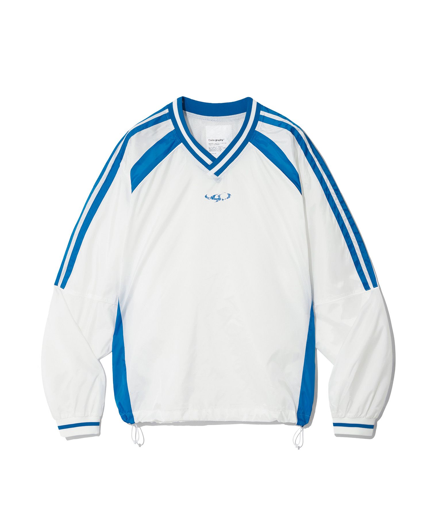 ★codegraphy★ CGP ARC logo woven V-neck color combination s MUSINSA | Codegraphy CGP ARC logo nylon color combination V