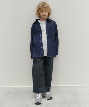 테이퍼드 레그 트라우저_다크 그레이