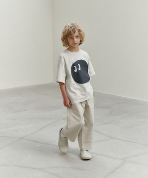 테이퍼드 레그 트라우저_에크루