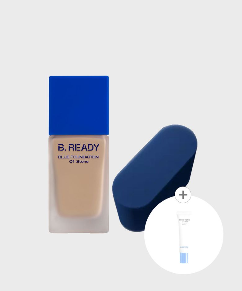 블루 파운데이션 35ml + 퍼프