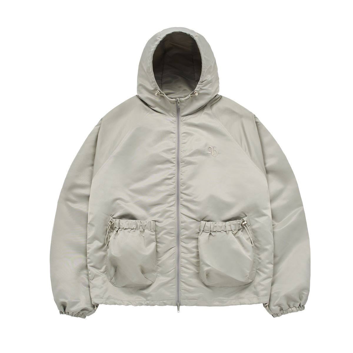 아크메드라비(ACME DE LA VIE) SYMBOL PUCKERING WINDBREAKER JACKET BEIGE