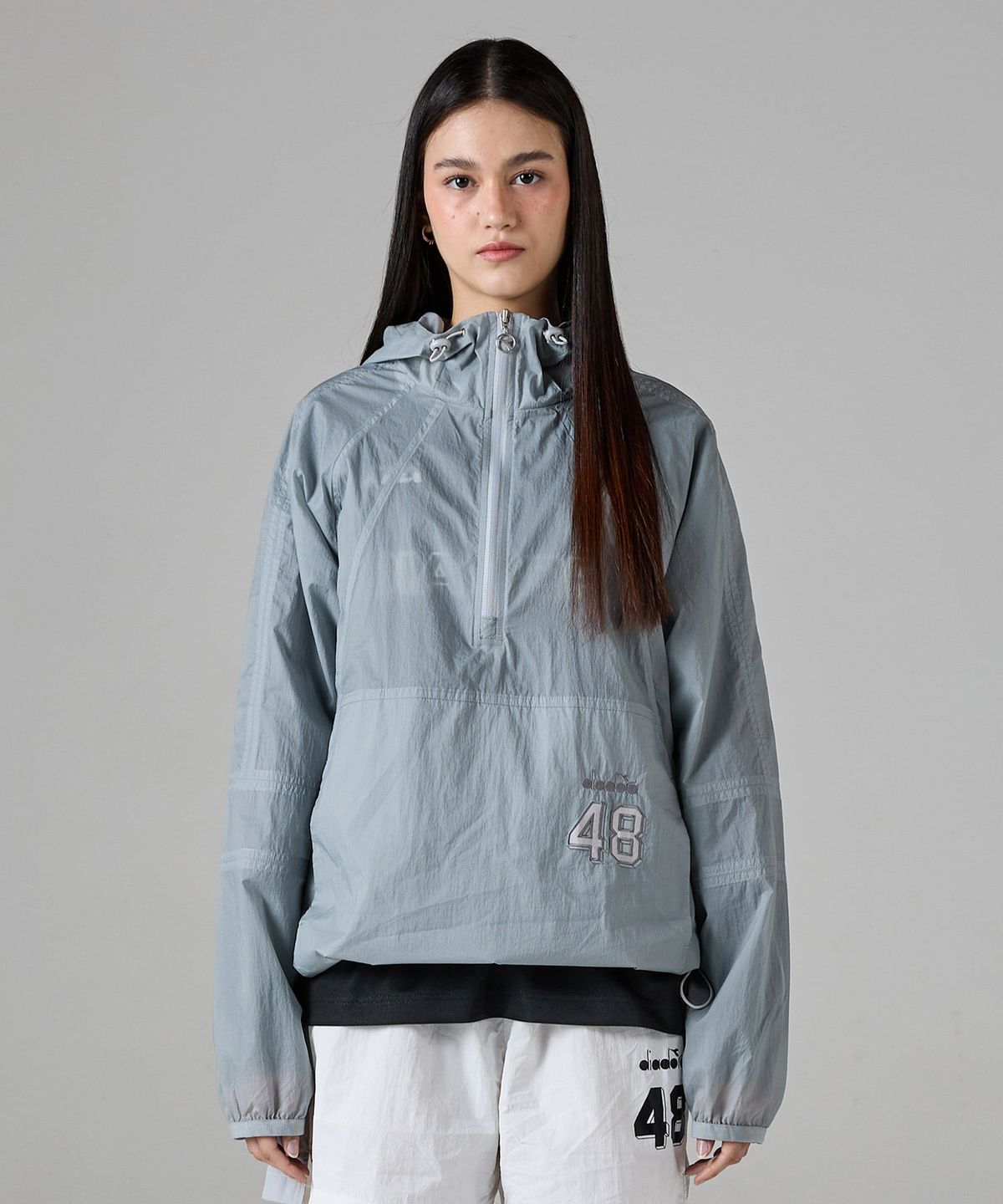 디아도라(diadora) 판타지스타 우븐 아노락 GREY